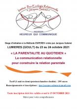 STAGE PARENTALITE